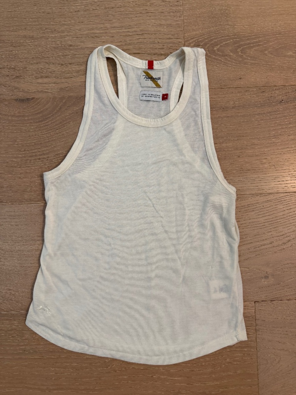 Tracksmith Run Cannonball Run Tank - S, Ivory